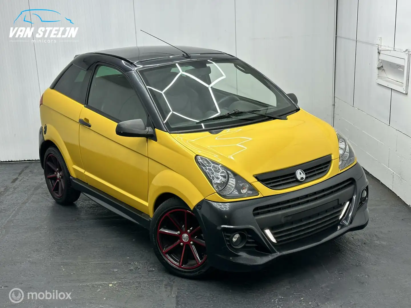 Aixam GTI Brommobiel Coupé Geel | Open Dak | Top Staat Amarillo - 2