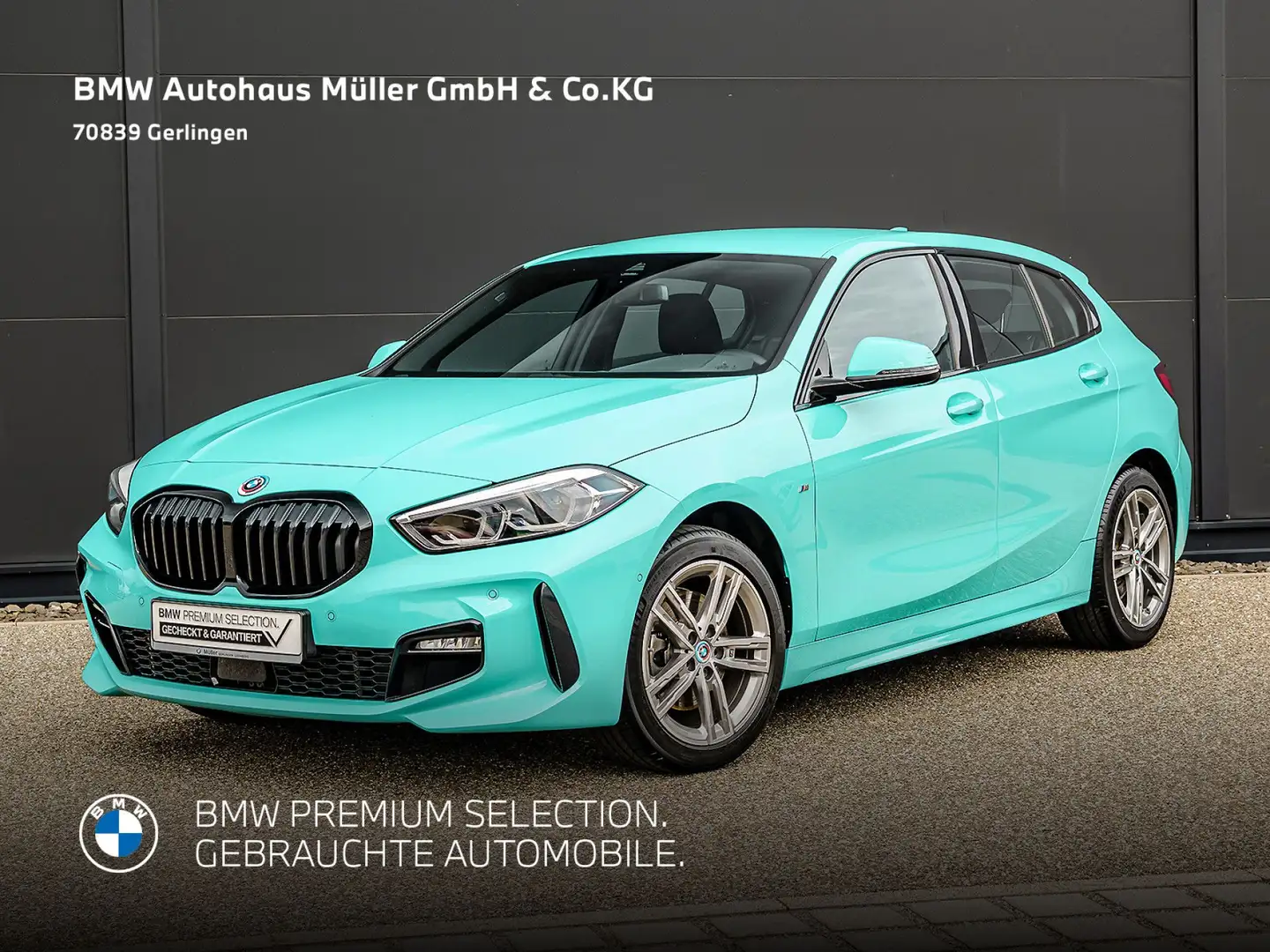BMW 118 i 5-Türer M-Sportpaket LED Navi Kamera DAB PDC Grün - 2