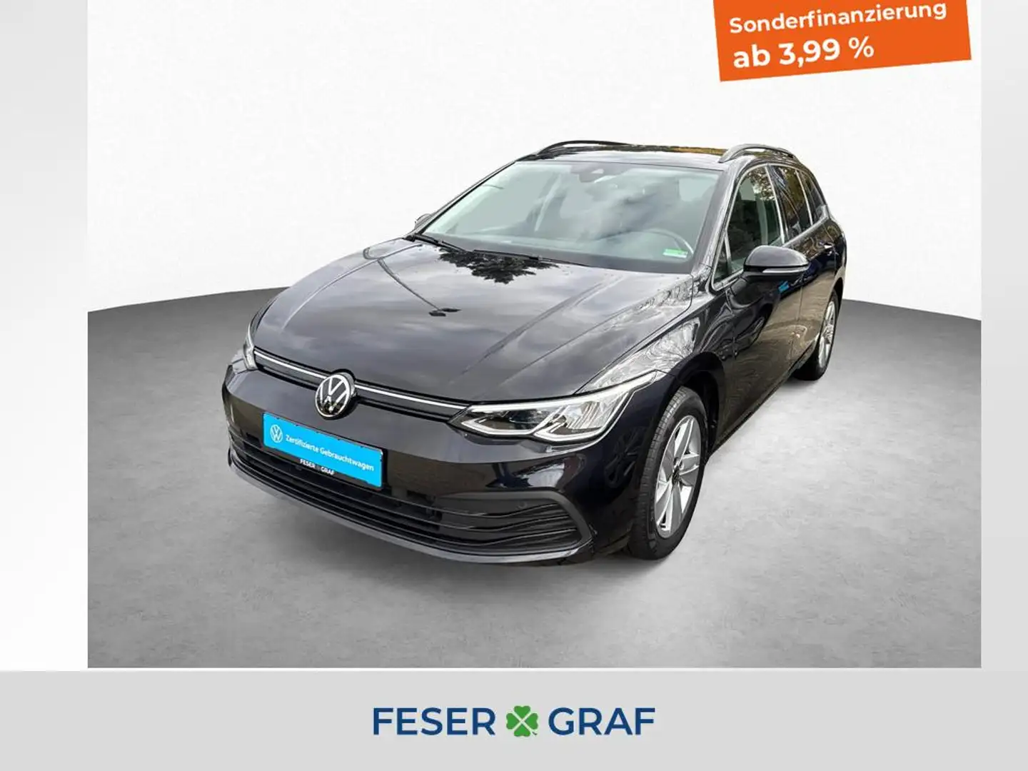 Volkswagen Golf Variant 2.0l TDI 7-DSG AHK NAVI Schwarz - 1