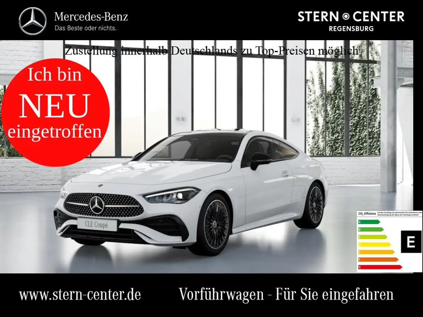 Mercedes-Benz CLE 200 4MATIC Coupé AMG MBUX Night Ambiente LED Weiß - 1