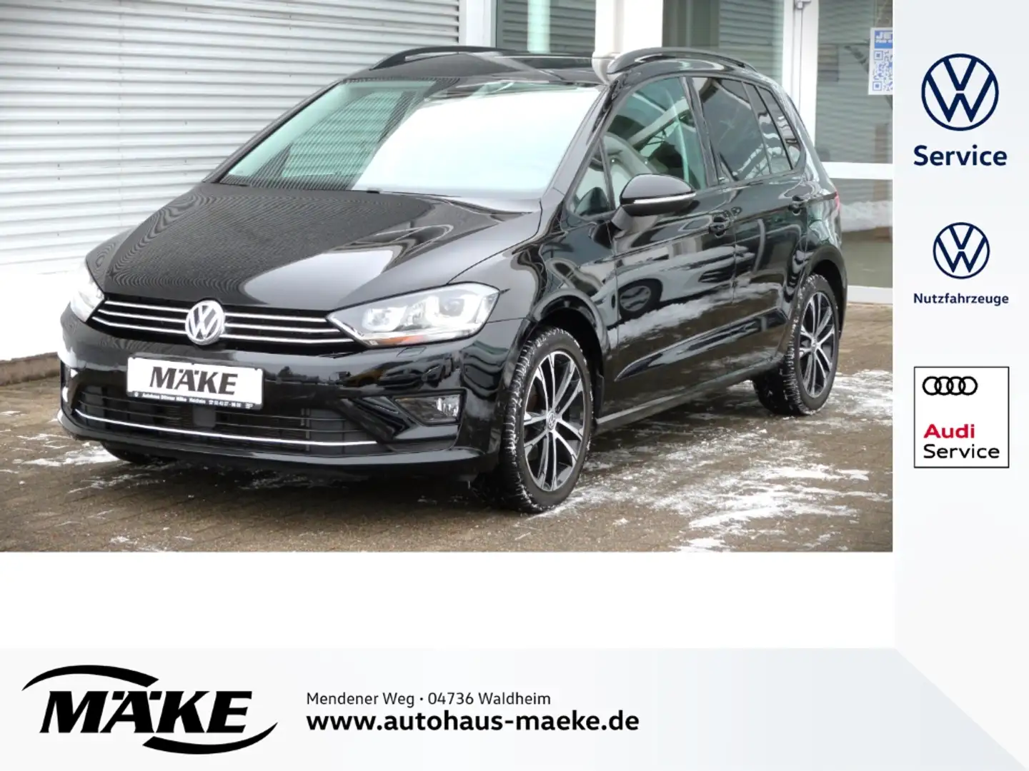 Volkswagen Golf Sportsvan 1.2 TSI DSG, Allstar, SHZ, Navi, Rückfahrkamera, Noir - 1