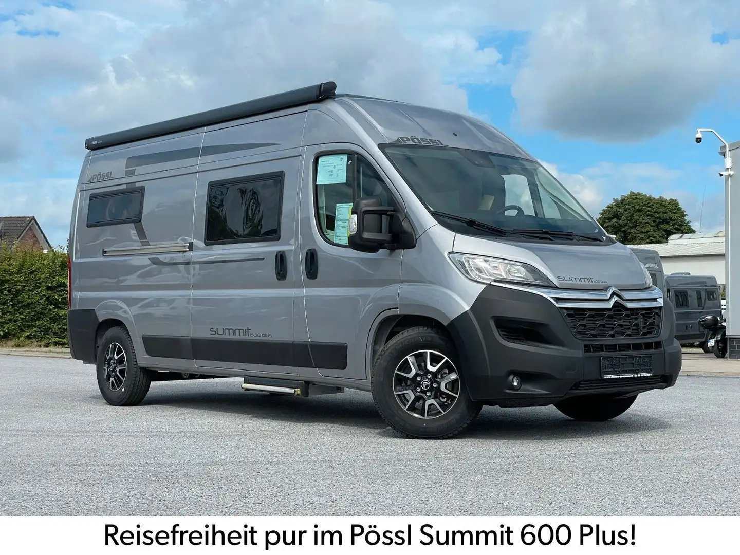 Pössl Summit 600 Plus | Markise, RFK, AHK starr Gris - 1