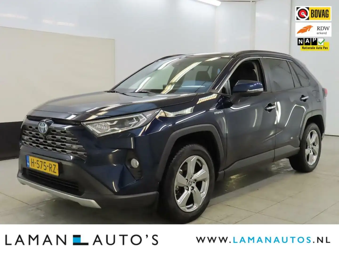 Toyota RAV 4 2.5 Hybrid AWD 222pk Executive Premium | Panoramad Blauw - 1