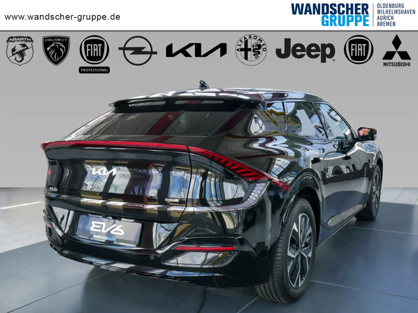 Kia EV6 GT-Line 325PS +++SOFORT VERFÜGBAR+++ Schwarz - 2