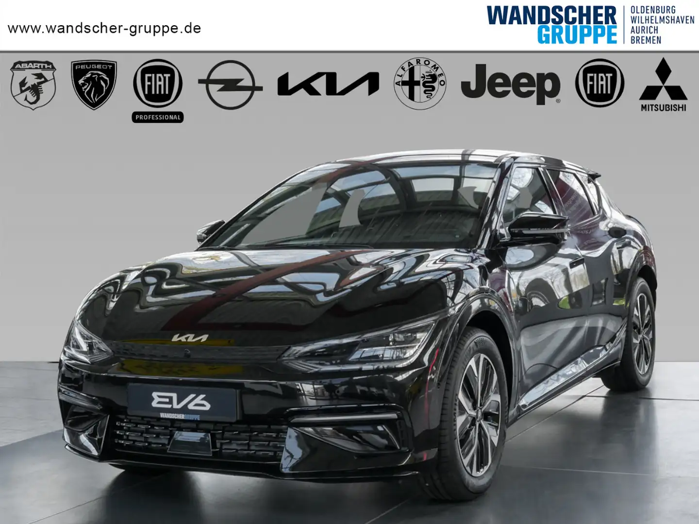 Kia EV6 GT-Line 325PS +++SOFORT VERFÜGBAR+++ Schwarz - 1