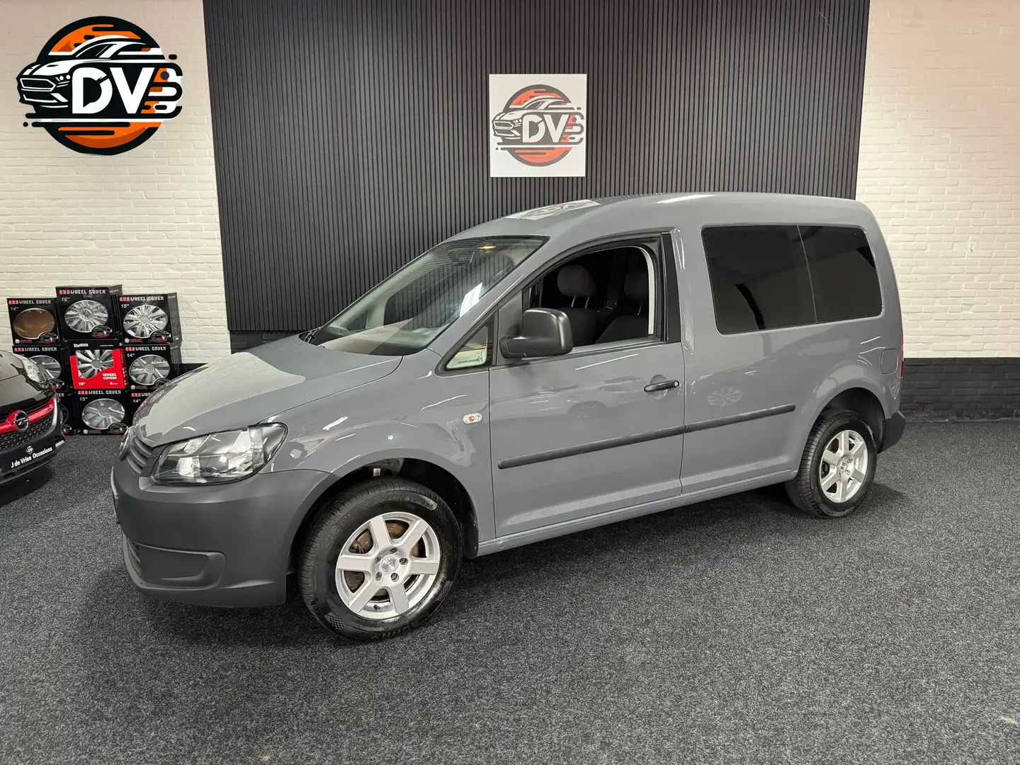 Volkswagen Caddy 1.2 TSI Trendline 7p. SCHUIFDEUR, AIRCO, ELEK PAKK Gris - 1