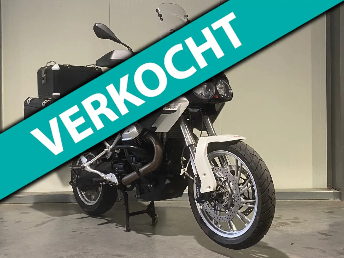 Moto Guzzi Stelvio 1200 8V ABS | Handvatverwarming | Top onderhouden | 3 K Wit - 1