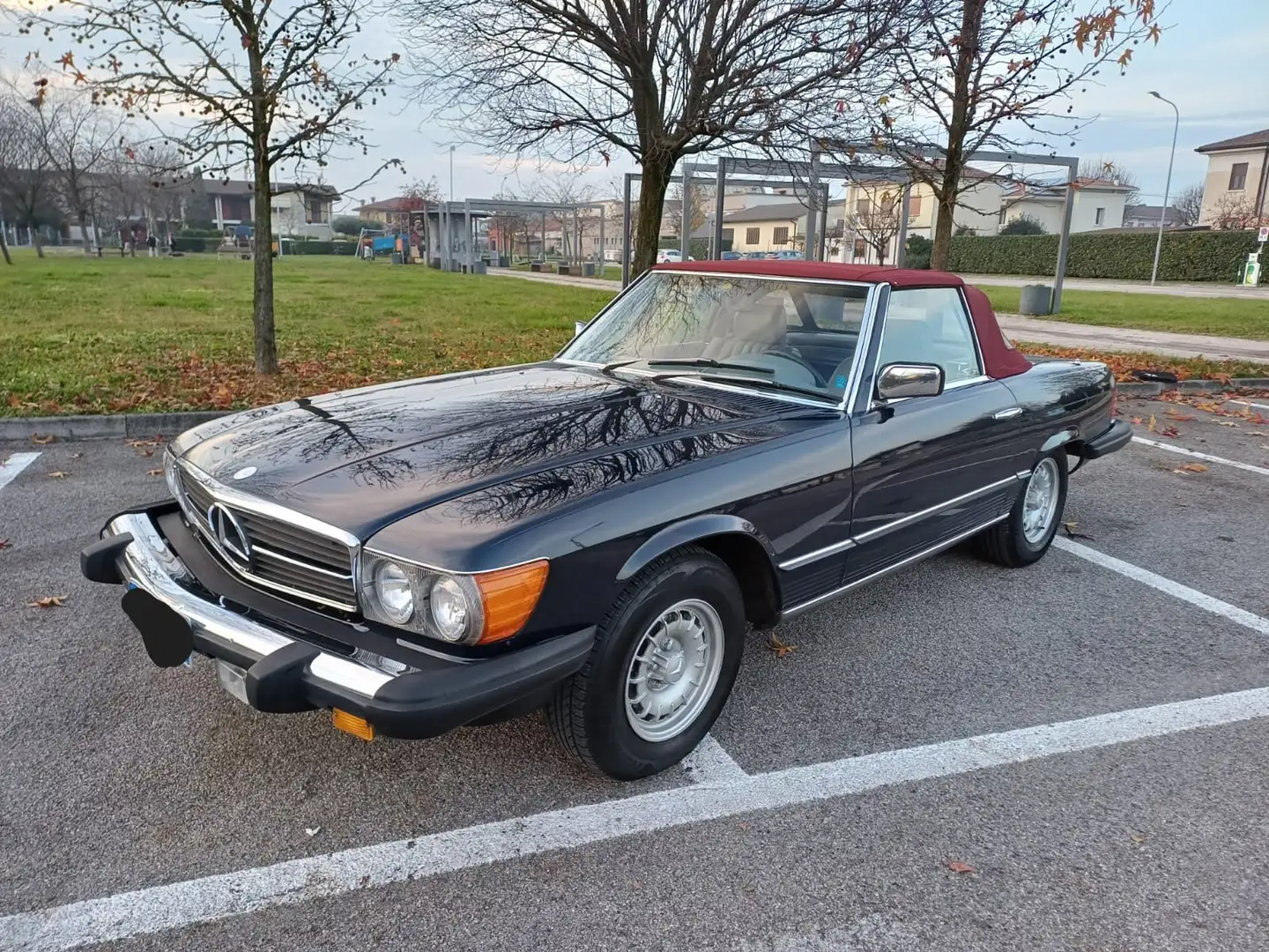 Mercedes-Benz SL 380 Roadster Bleu - 1