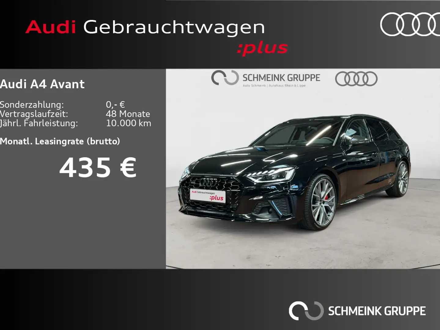 Audi A4 45 TFSI quattro S line Matrix Standhzg Negro - 1