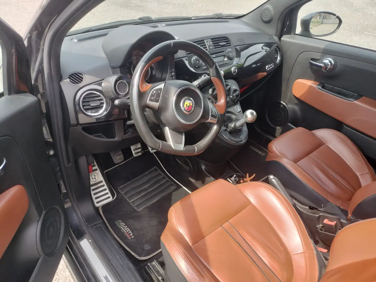 Fiat 500 Abarth Zwart - 2