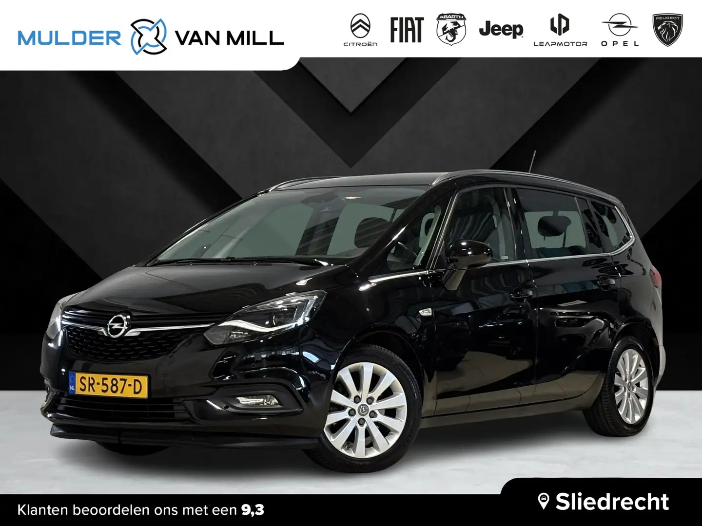 Opel Zafira Innovation 1.4 Turbo 140pk AT6 | 7-ZITS | TREKHAAK Noir - 1