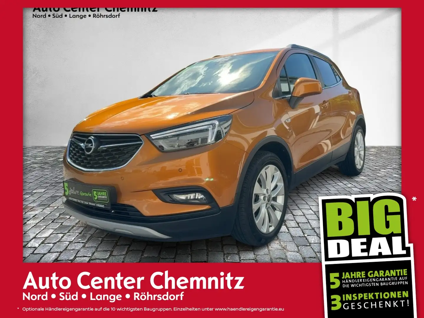 Opel Mokka X 1.4 Innovation 4x4 LED/Navi/SHZ/LHZ/PDC Orange - 1