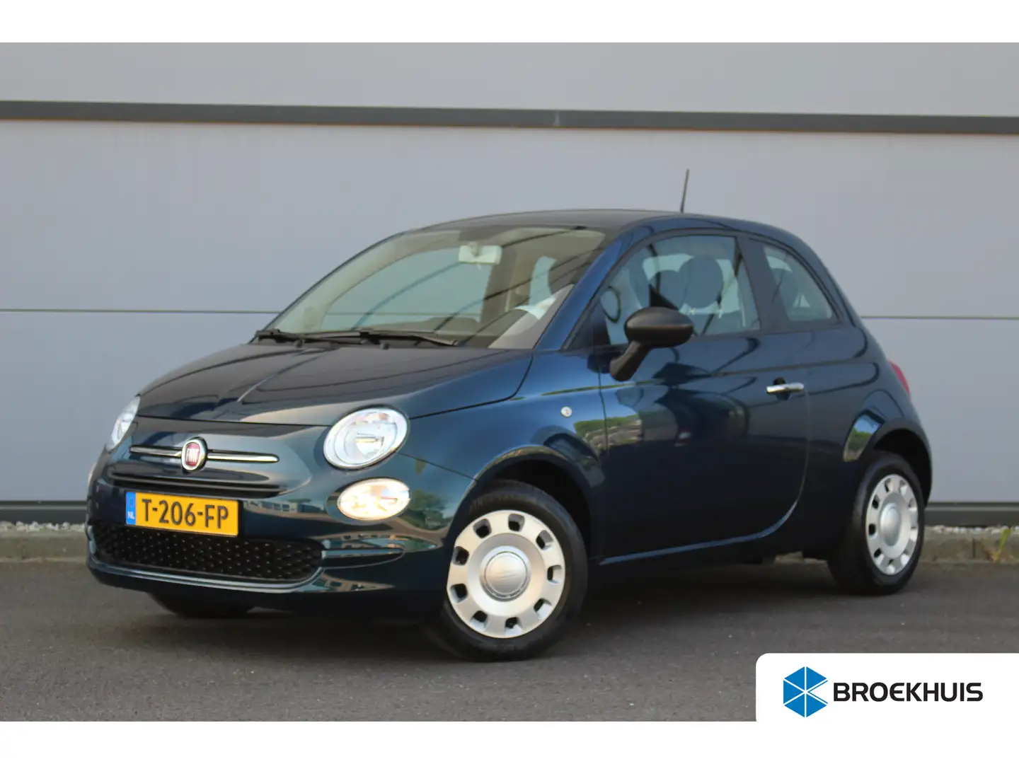Fiat 500 1.0 Hybrid Cult | Cruise | Airco | Bluetooth | DAB Blauw - 1