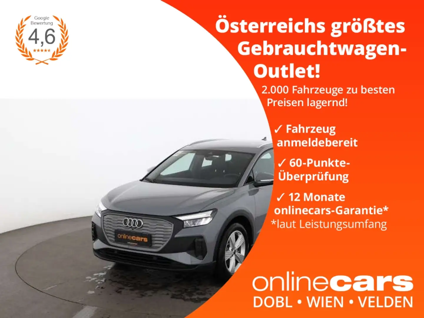 Audi Q4 e-tron Q4 35 e-tron 55kWh Aut LED RADAR SITZHZG ASSIST Grau - 1