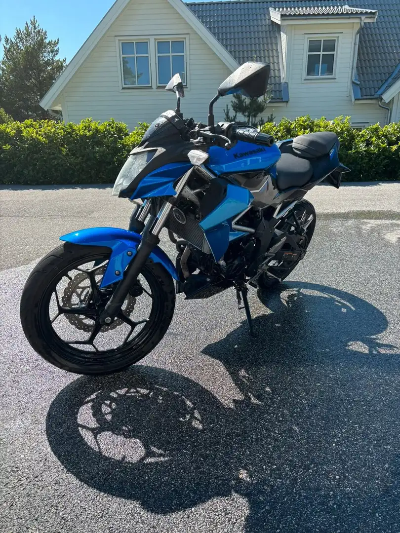Kawasaki Z 125 Bleu - 1