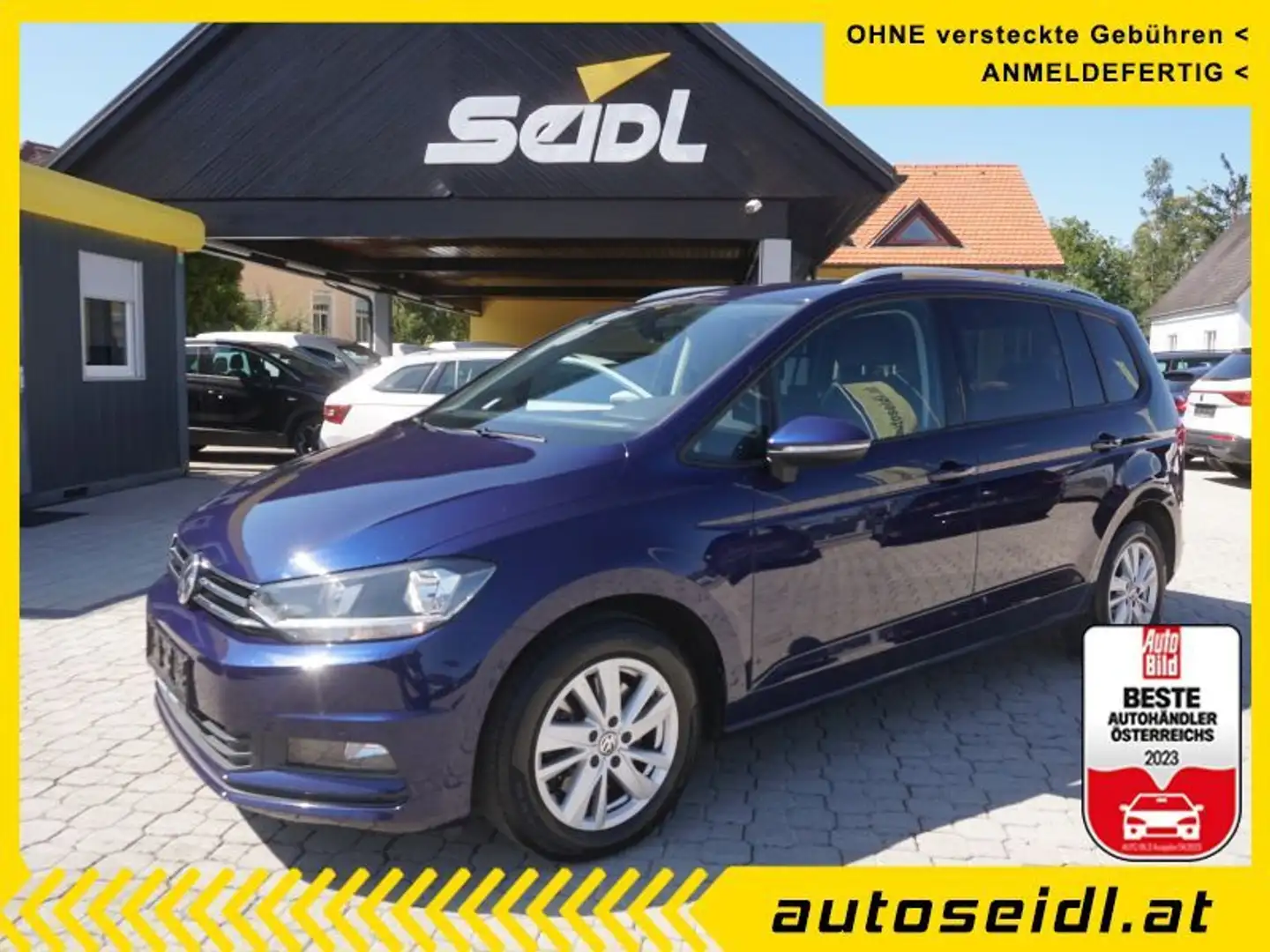 Volkswagen Touran Comfortline 2,0 TDI SCR DSG *7-SITZE+NAVI+KAMERA* Albastru - 1