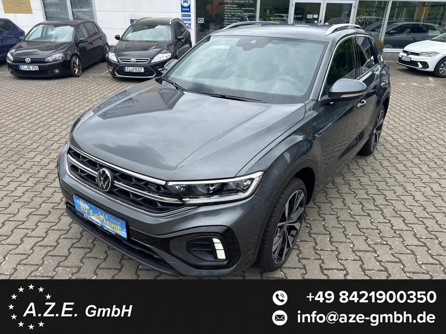 Volkswagen T-Roc 2.0 TSI DSG 4-Motion R-LINE *AHK*LED*KAMERA*TWA... Grigio - 1