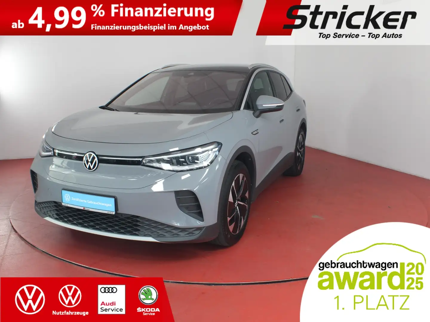 Volkswagen ID.4 Pro Performance 150/77 297,-ohne Anzahlung IQ.Lig Grau - 2