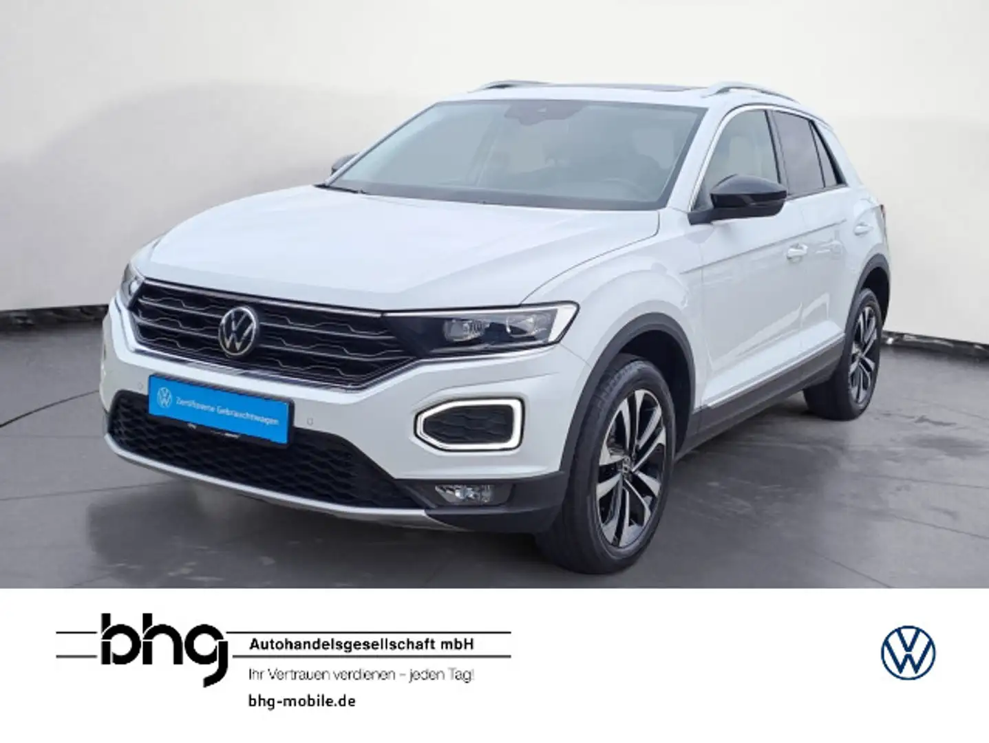 Volkswagen T-Roc 1.5 TSI DSG Pano LED Kamera PDC Sitz-Komfo Blanco - 1