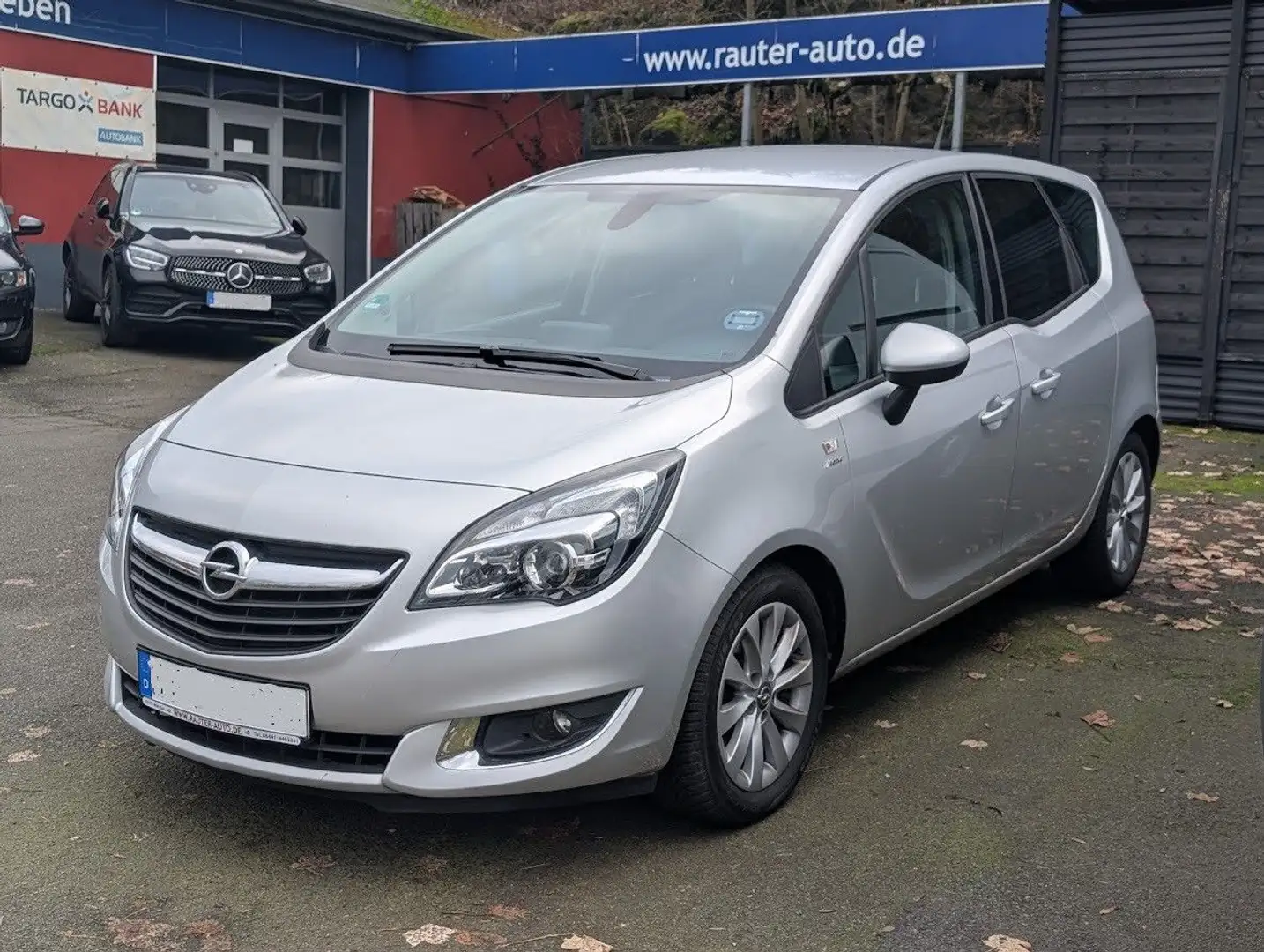 Opel Meriva B 1.6 CDTI Active 2017 nur 54tKM NAVI AHK Silber - 1