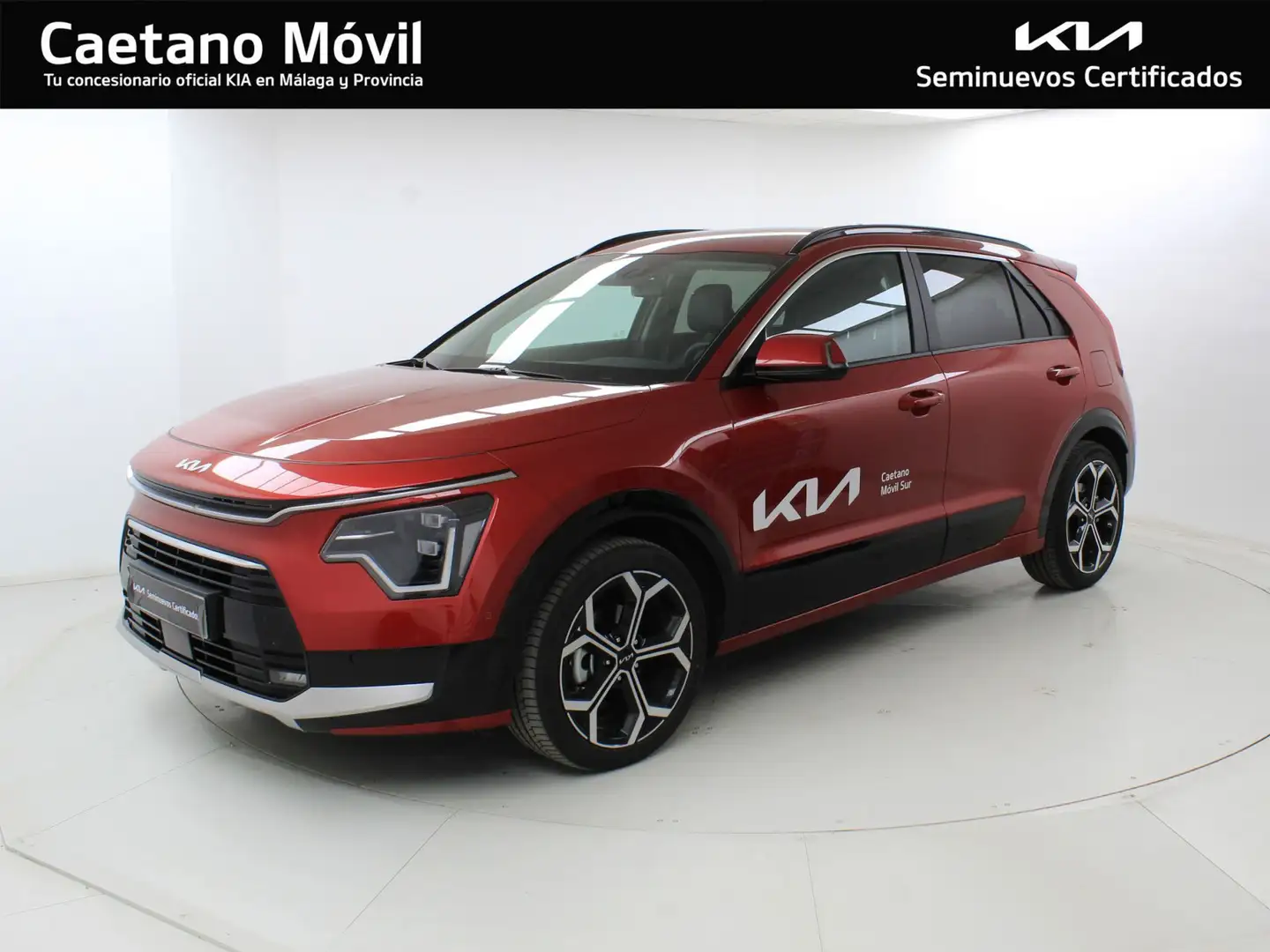Kia Niro 1.6 GDi HEV 95kW (129CV) Emotion Rojo - 2