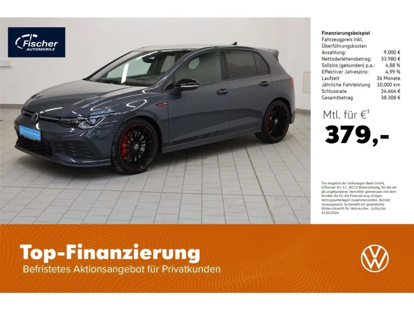 Volkswagen Golf GTI 2.0 TSI Clubsport Grau - 1