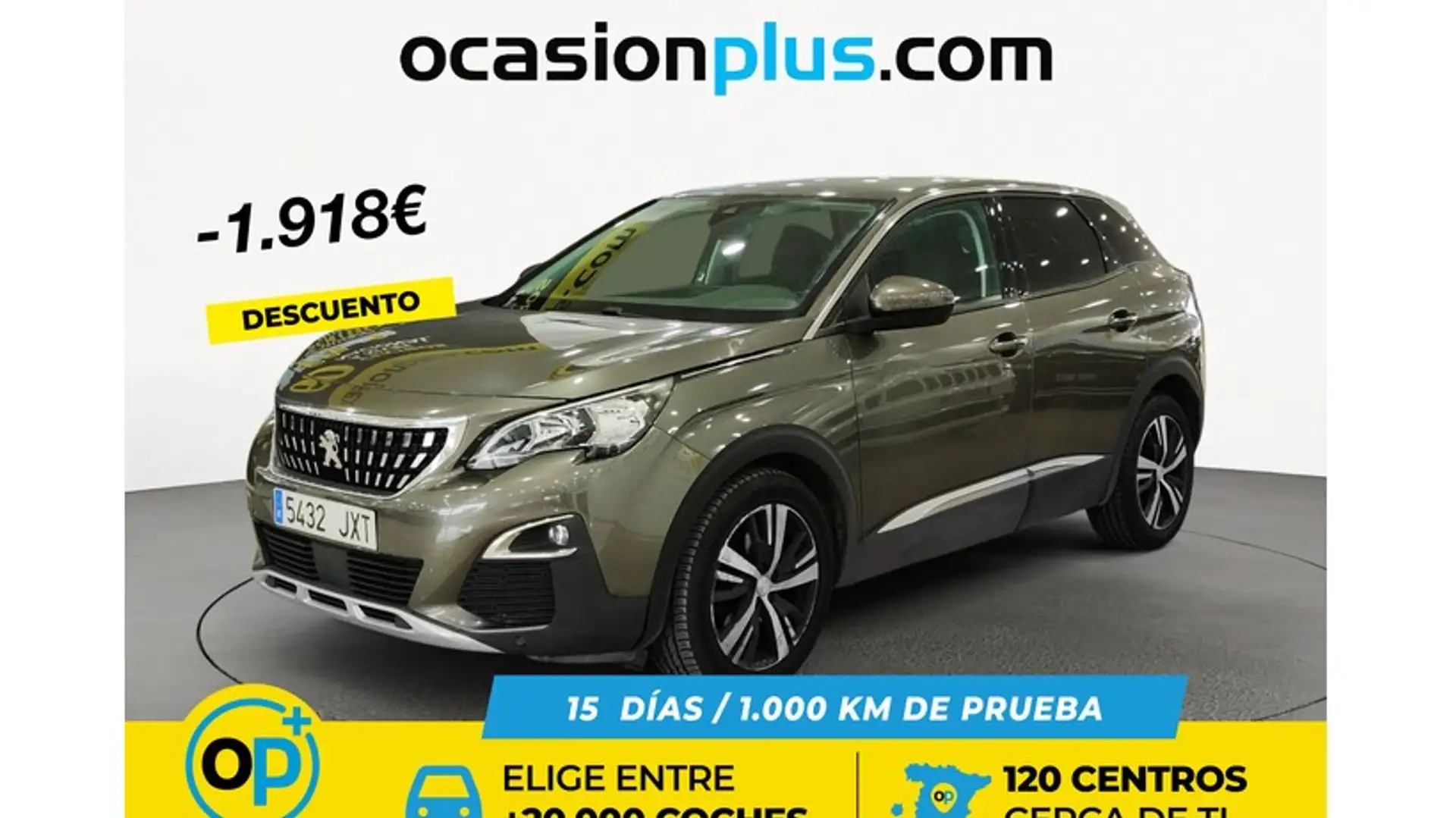 Peugeot 3008 1.6 BlueHDi Allure 120 Grau - 1