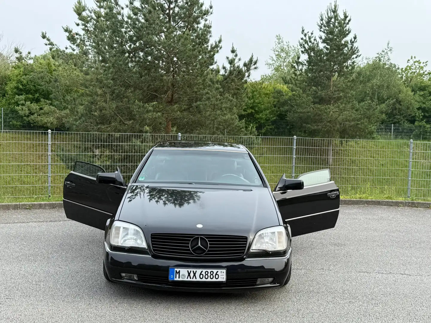Mercedes-Benz 500 SEC Leder Schwarz - 2