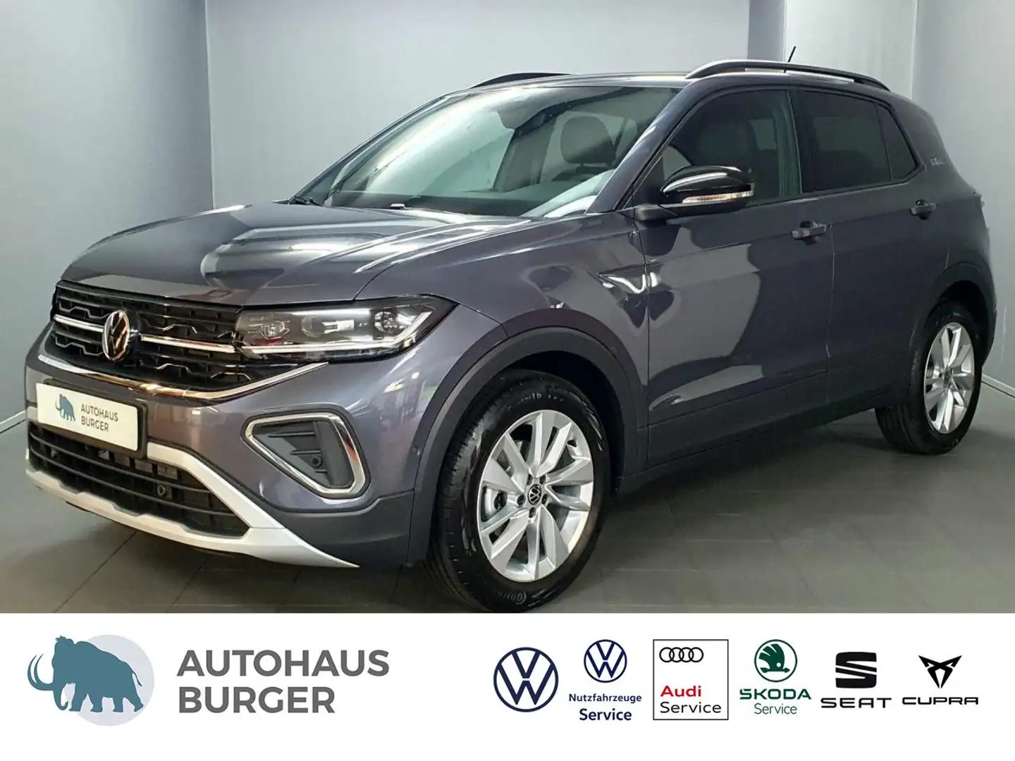Volkswagen T-Cross Life 1.0TSI DSG ACC/MatrixLED/Navi LED Grau - 1