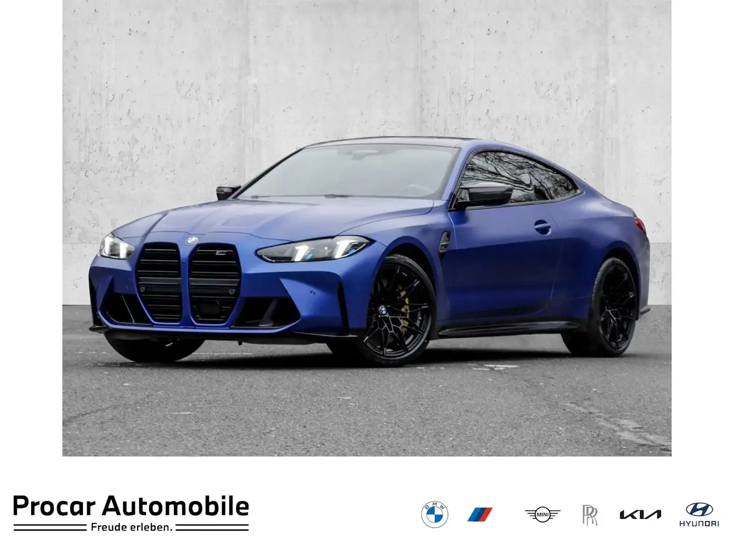 BMW M4 Competition M xDrive M Sport ACC RFK NAVI LM Blau - 1