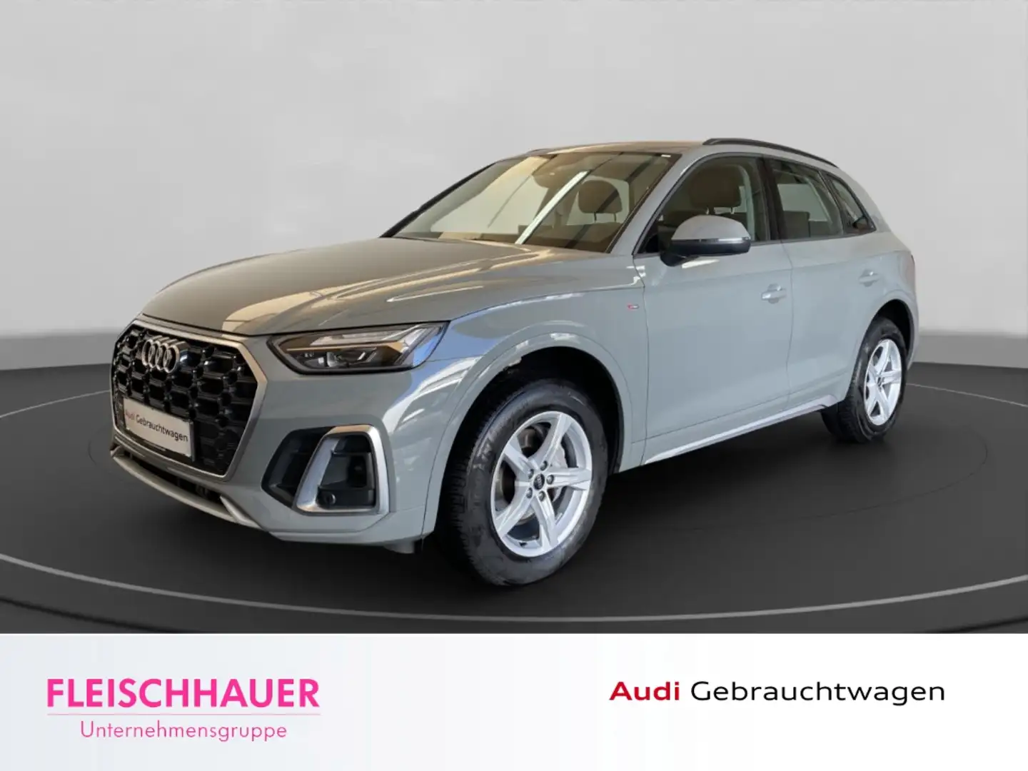 Audi Q5 40 TDI quattro S line LED Navi PDCv+h Digitales Co Grau - 1
