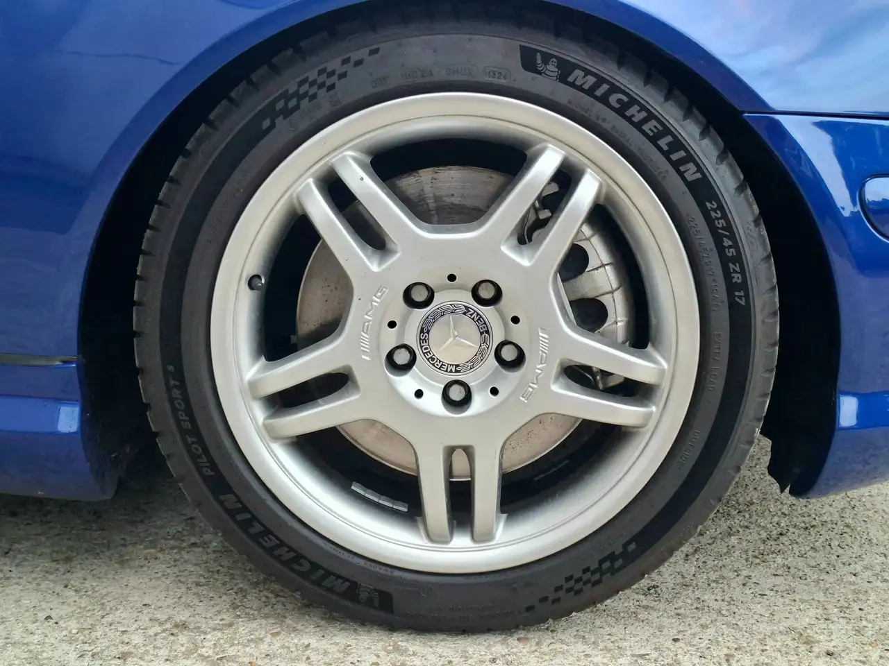 Mercedes-Benz SLK 32 AMG V6 kompressor 354 cv *ASI* *Blu linarite*, foto 3