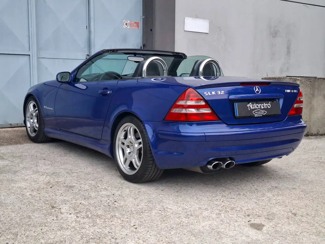 Mercedes-Benz SLK 32 AMG V6 kompressor 354 cv *ASI* *Blu linarite*, foto 4