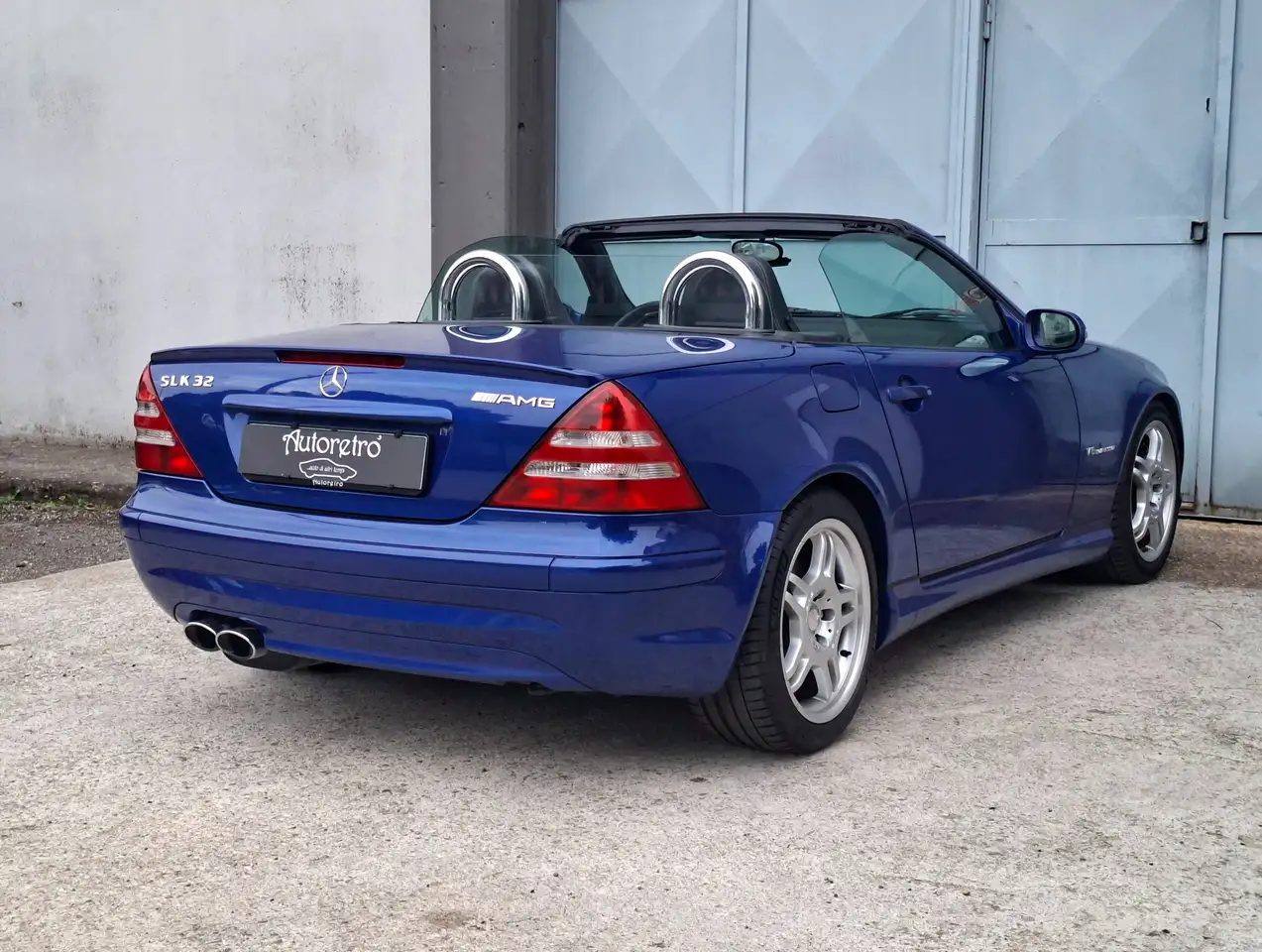Mercedes-Benz SLK 32 AMG V6 kompressor 354 cv *ASI* *Blu linarite*, foto 5