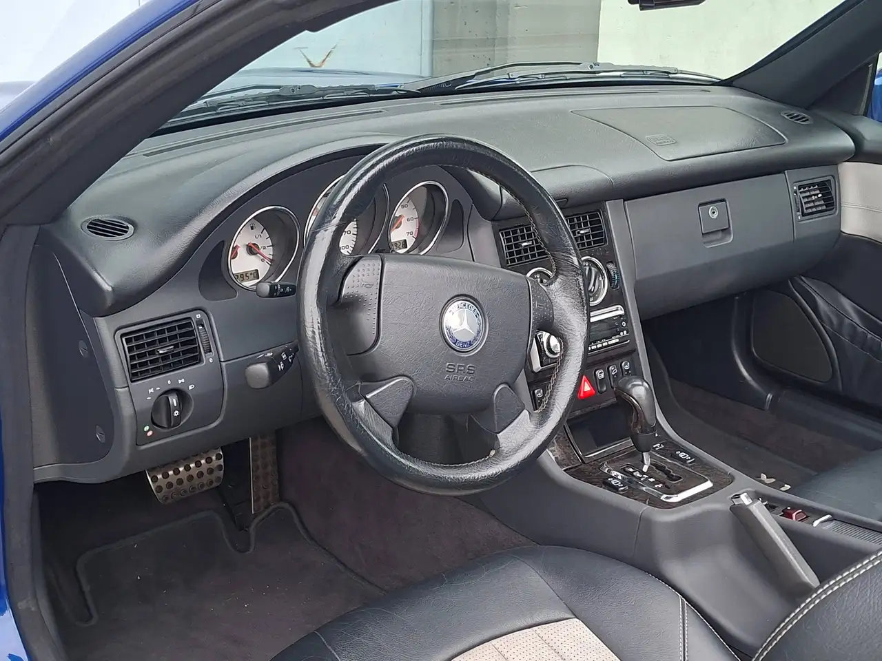 Mercedes-Benz SLK 32 AMG V6 kompressor 354 cv *ASI* *Blu linarite*, foto 9