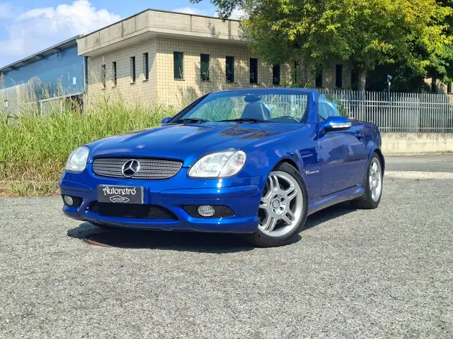 Mercedes-Benz SLK 32 AMG V6 kompressor 354 cv *ASI* *Blu linarite*