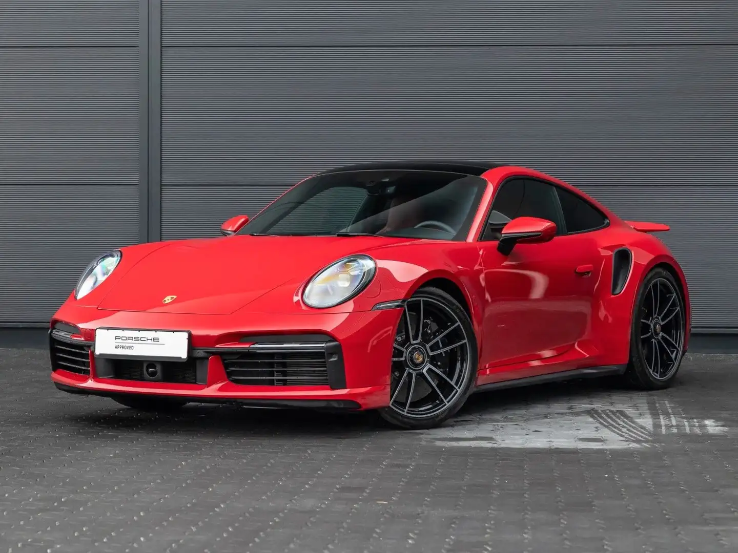 Porsche 992 911 Turbo S PDLS+PCCB+LIFT+SAGA+ACC+GSD+360° Rot - 1