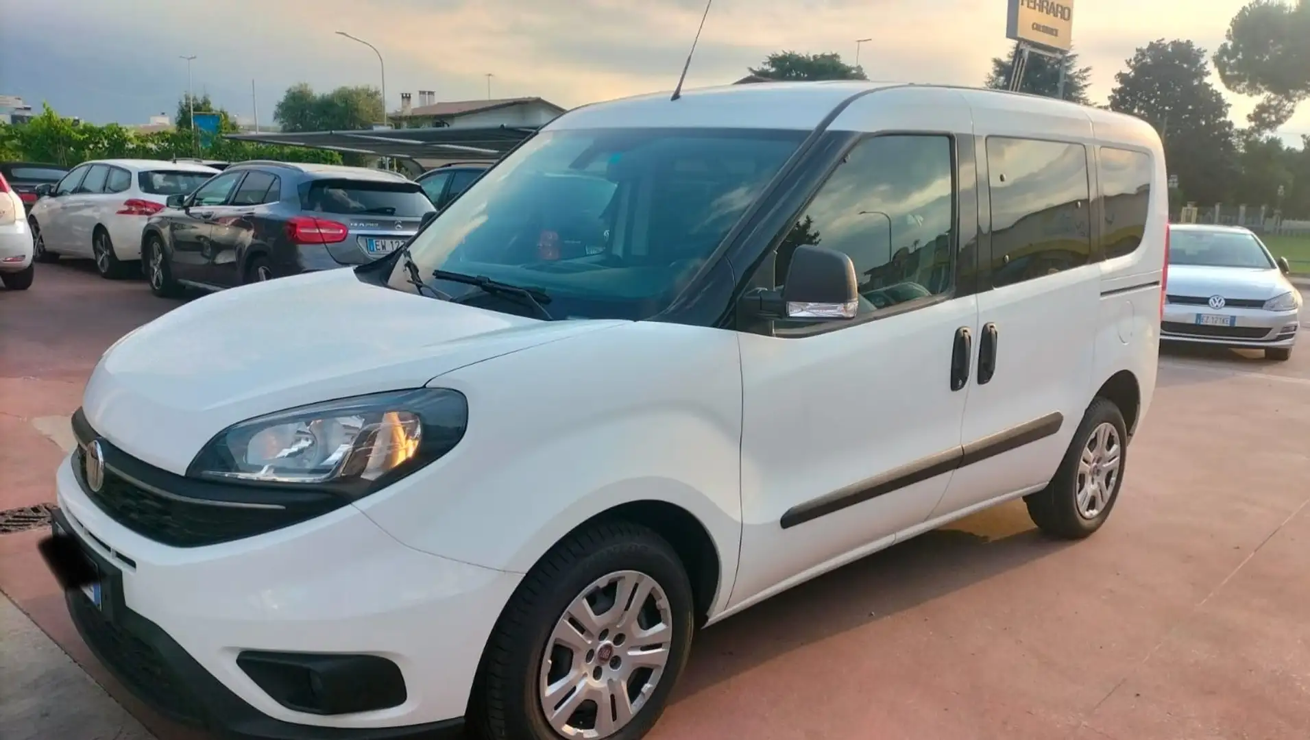 Fiat Doblo Doblo 1.6 mjt 16v AUTOCARRO 5 POSTI N1 Blanc - 1