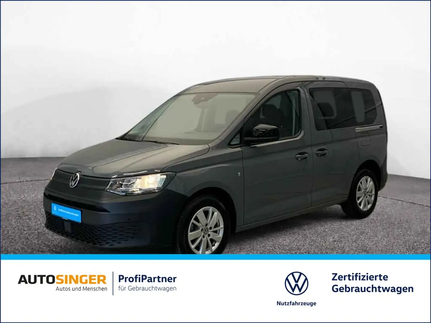 Volkswagen Caddy 2,0 TDI *NAVI*AHK*DIGITAL*GRA*PDC*SHZ* Grau - 1