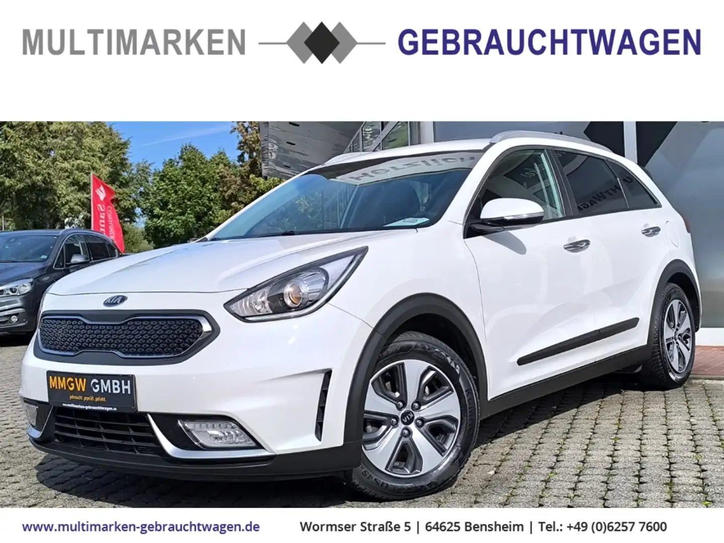 Kia Niro Vision 1.6 Hybrid Navi/Klima/Fahrerprofil/SHZ/L.HZ Weiß - 1