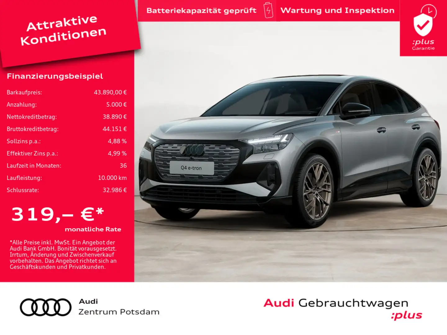 Audi Q4 e-tron Grau - 1