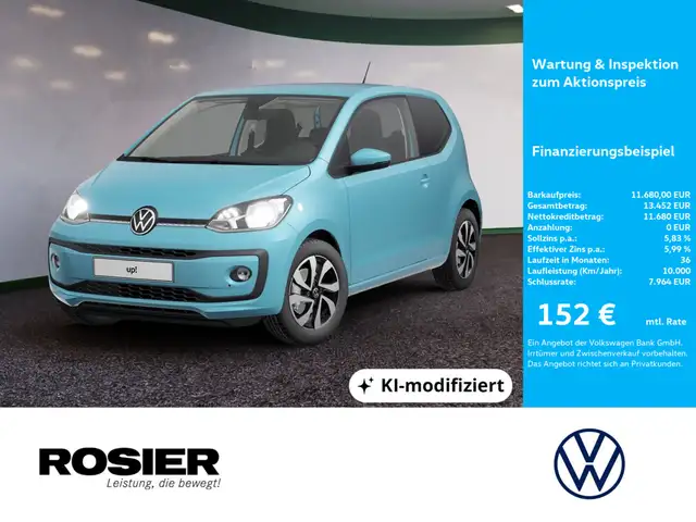 Volkswagen up! 1.0 Active KAMERA SPURH. SHZ KLIMA BT PDC