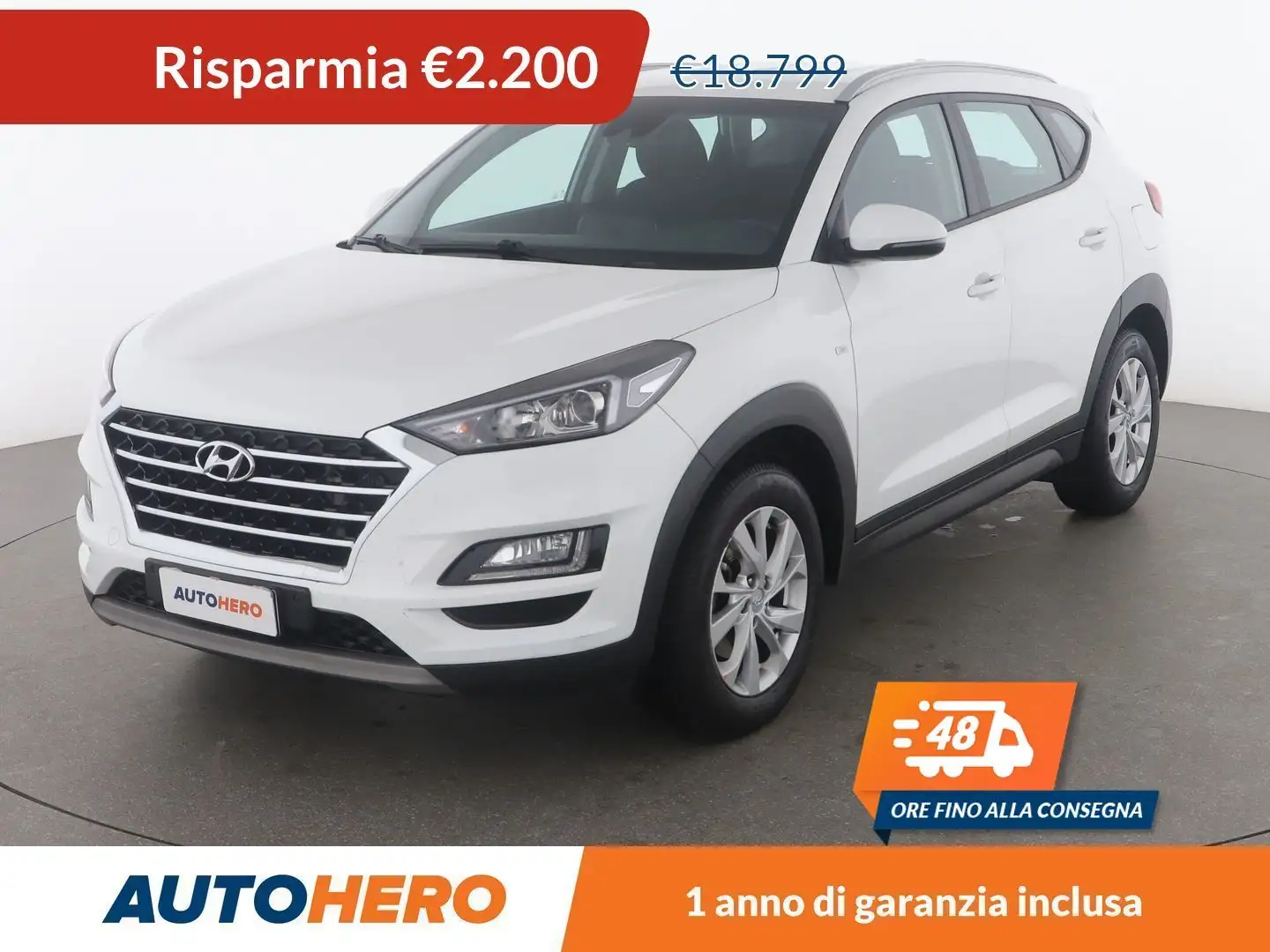 Hyundai TUCSON 1.6 CRDi XTech Bianco - 1