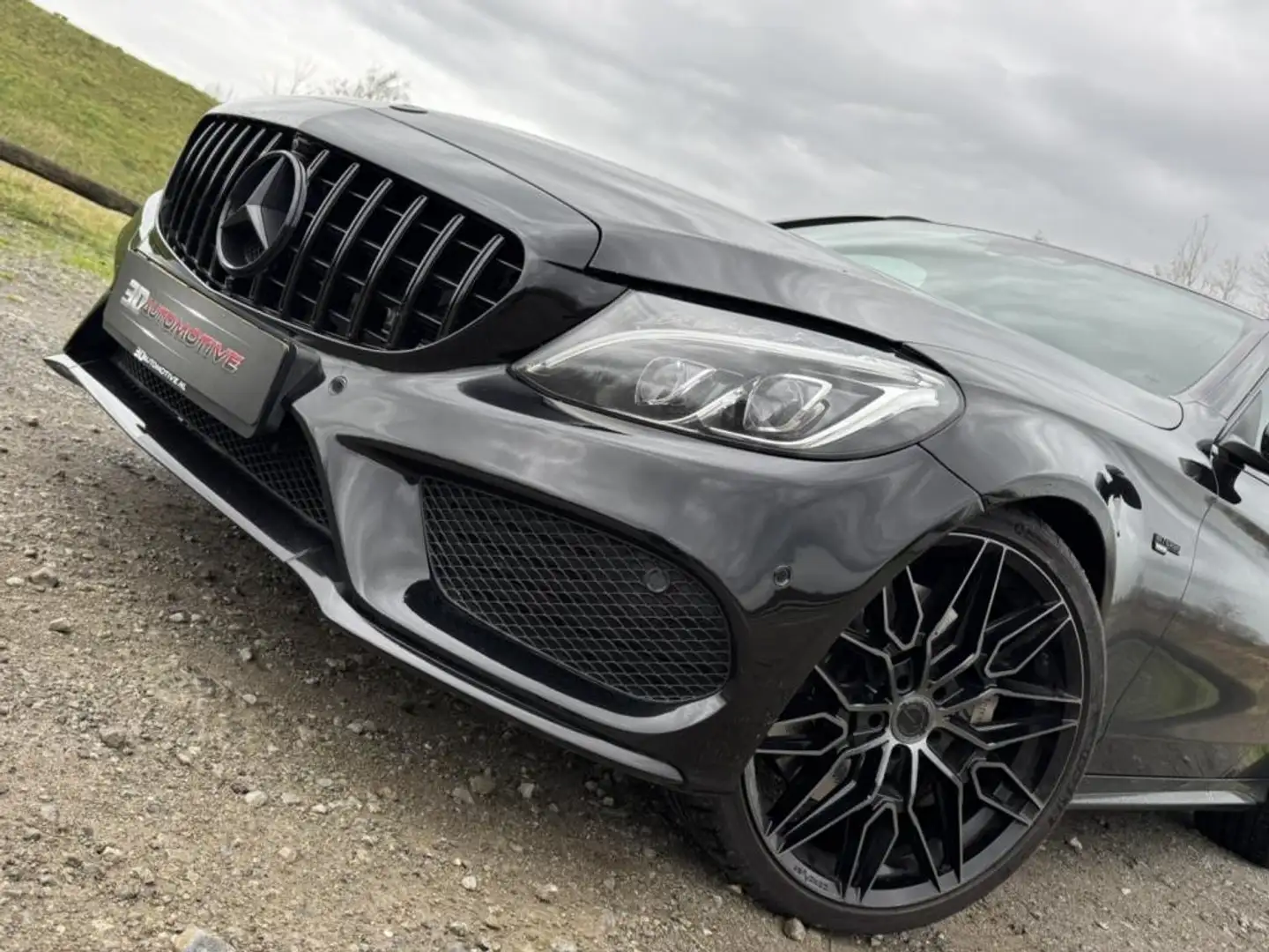 Mercedes-Benz C 43 AMG Estate C43 C450 4MATIC, 360CAM, HUD, PANO, BURMEST Zwart - 2