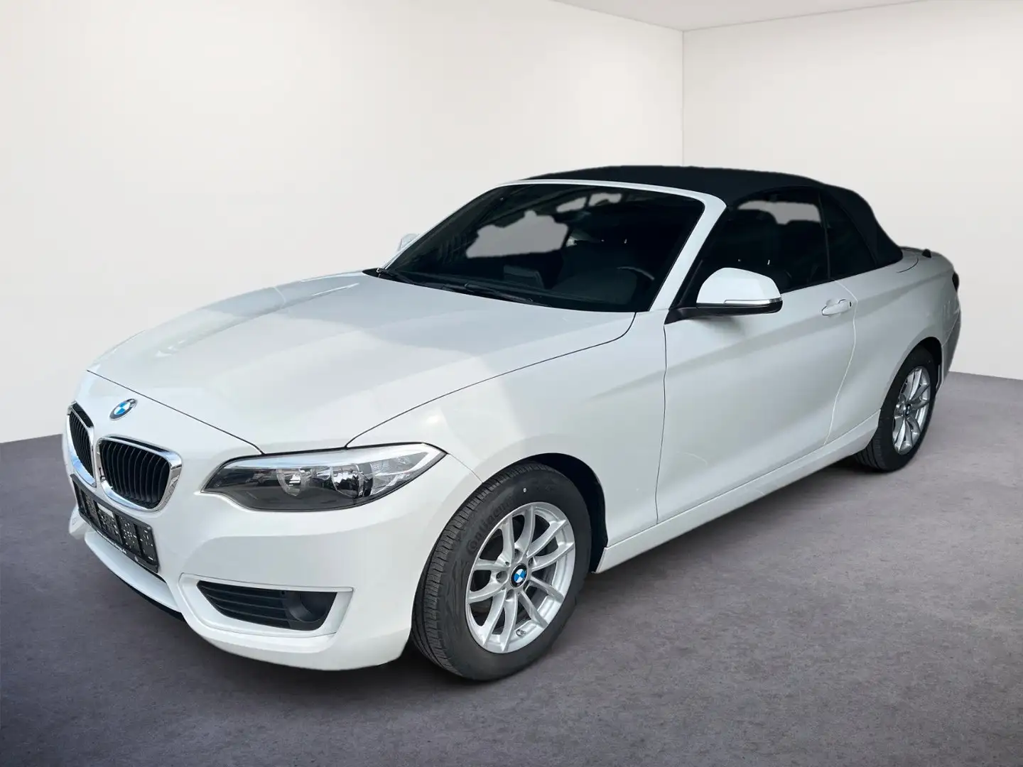 BMW 218 i Cabrio/16Z/KLIMA-AUTO/ Weiß - 1