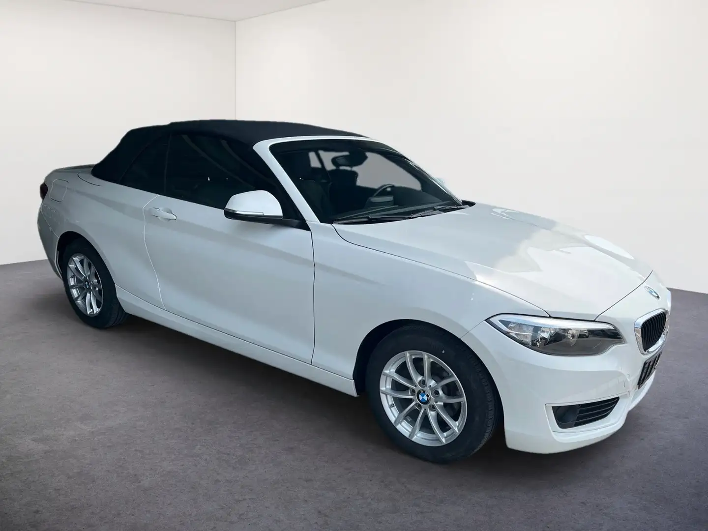 BMW 218 i Cabrio/16Z/KLIMA-AUTO/ Weiß - 2