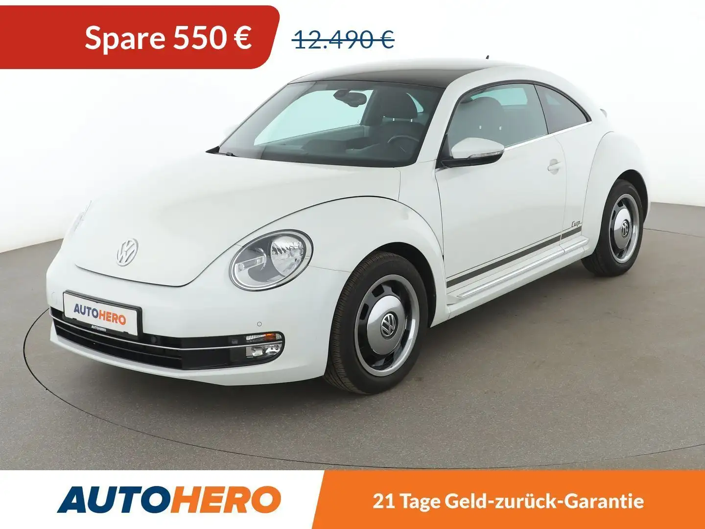 Volkswagen Beetle 1.6 TDI Cup BlueMotion Tech Aut.*PDC*TEMPO* bijela - 1