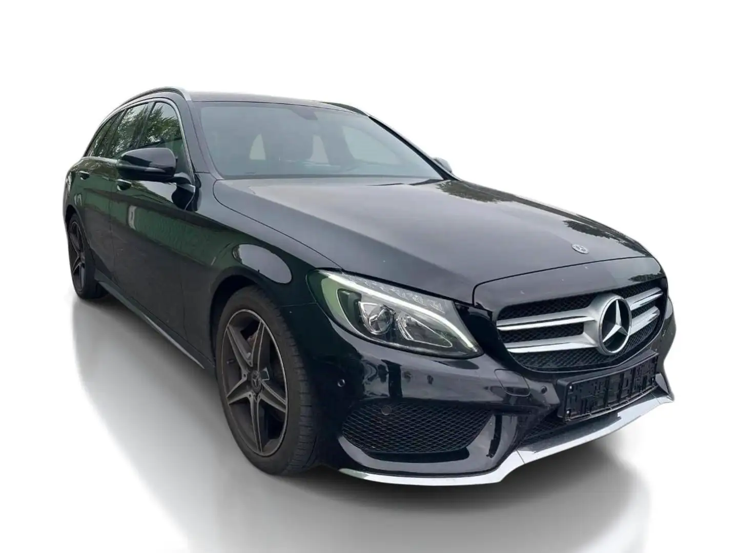 Mercedes-Benz C 160 T AMG LED*Navi*PDV*Leder Noir - 1