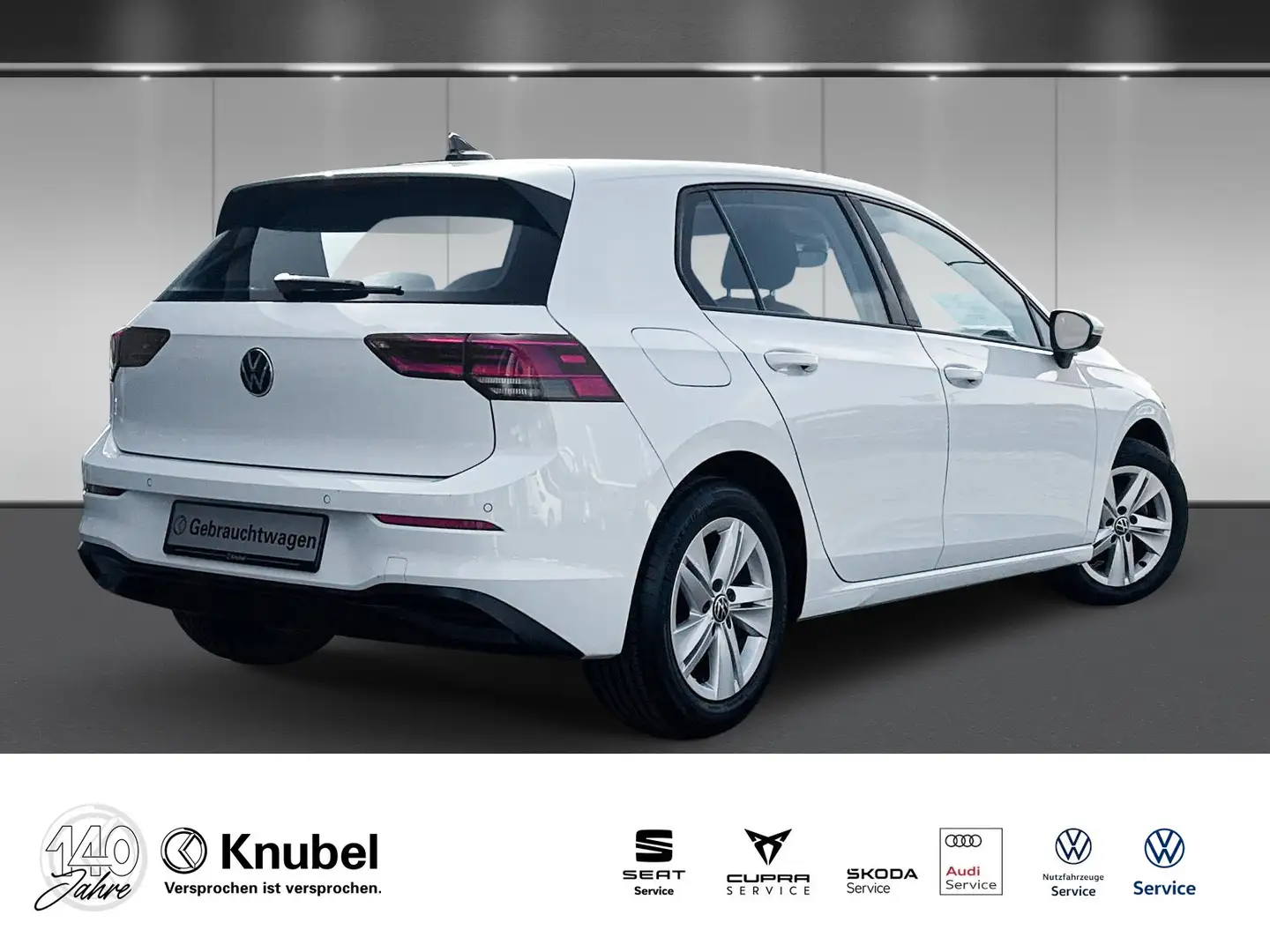 Volkswagen Golf VIII Life 2.0 TDI LED/NAVI/ACC Bianco - 2