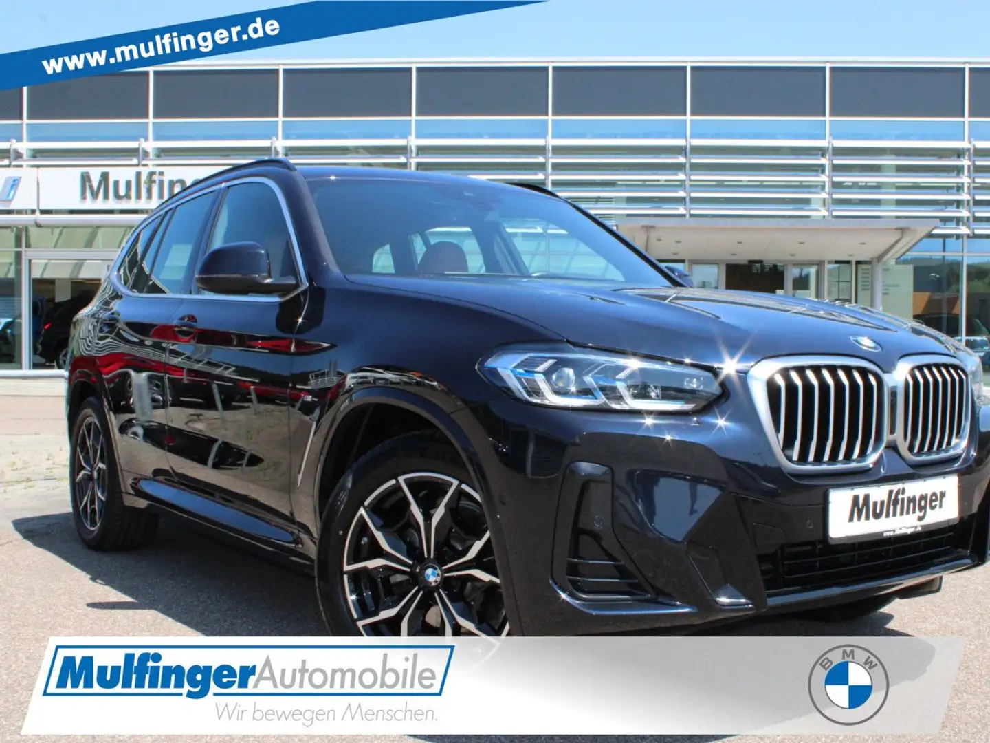 BMW X3 x20d M Sport HUD Laser PanoD.Stand+Lenkh. AHK Schwarz - 1